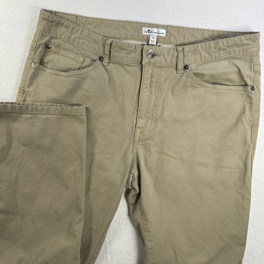 Peter Millar Men’s 35 Khaki Chinos Pima Cotton Stretch 29” Inseam